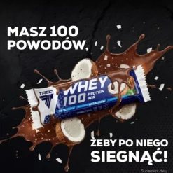 Baton proteinowy WHEY 100 PROTEIN BAR COCONUT FLAVOUR