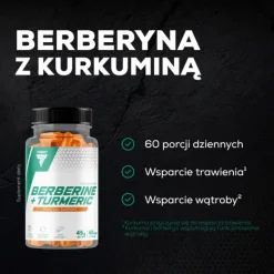 BERBERINE + TURMERIC - berberyna + kurkumina