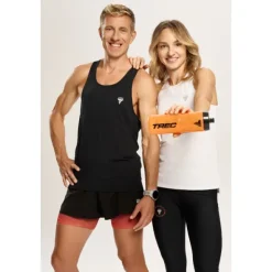 Biały damski top biegowy TW ENDURANCE SINGLET TOP 171 W TREC WHITE