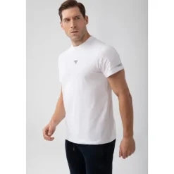 Biały T-shirt męski TW BASIC TSHIRT 181 M WHITE