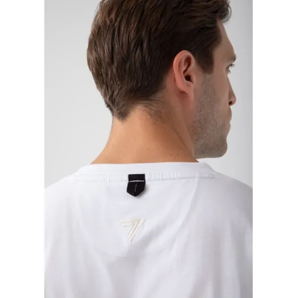 Biały T-shirt męskiTW BASIC TSHIRT OVERSIZE 182 M WHITE