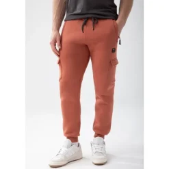 Brązowe spodnie męskie BASIC PANTS CARGO 150 T BROWN