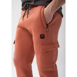 Brązowe spodnie męskie BASIC PANTS CARGO 150 T BROWN