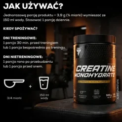 CREATINE MONOHYDRATE - kreatyna z witaminą B6
