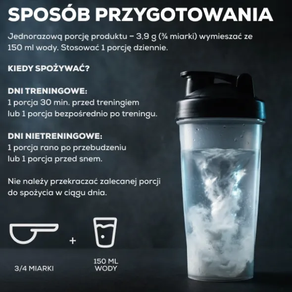 CREATINE 100 - monohydrat kreatyny z witaminą B6
