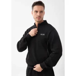 Czarna bluza crownneck TW BASIC SWEATSHIRT 191 M BLACK