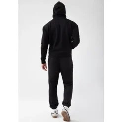 Czarna bluza męska z kapturem TW BASIC HOODIE 185 M BLACK