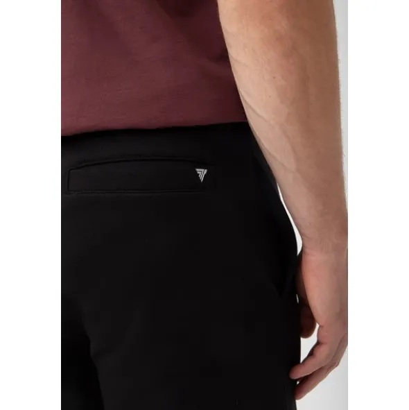 Czarne krótkie spodenki męskie TW BASIC SHORT PANTS 182 M BLACK