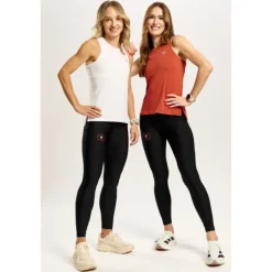 Czarne legginsy damskie Endurance TW ENDURANCE LEGGINGS 170 TREC BLACK