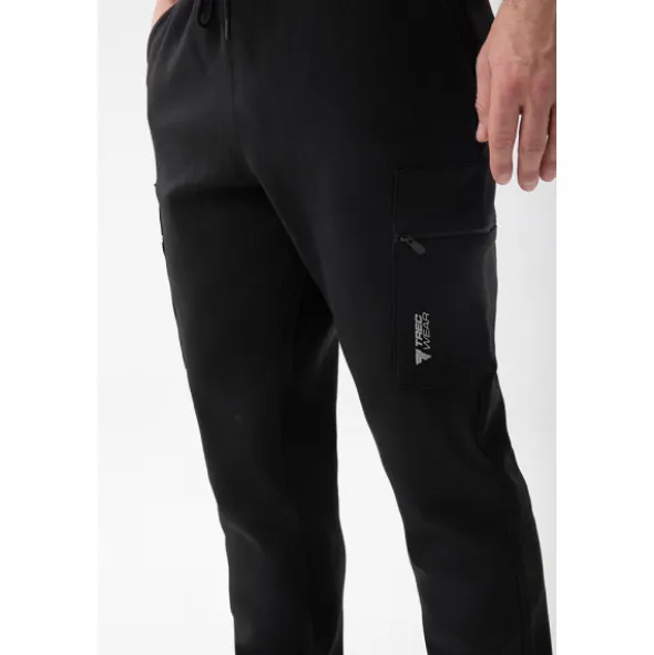 Czarne spodnie dresowe męskie TW BASIC PANTS 191 M BLACK