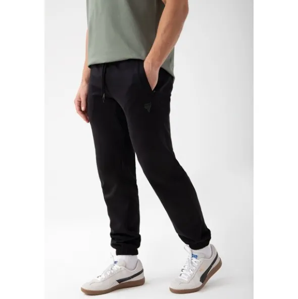 Czarne spodnie dresowe męskie TW BASIC PANTS 182 M BLACK