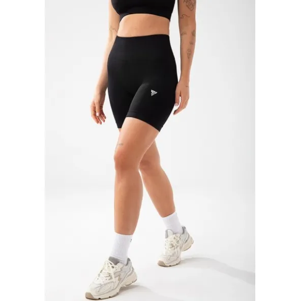 Czarne szorty kolarki damskie TRECGIRL SPORT SHORTS 160 BLACK