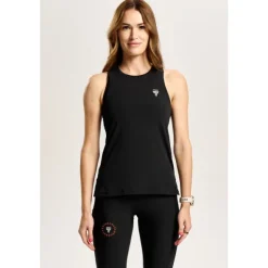 Czarny damski top biegowy TW ENDURANCE SINGLET TOP 171 W TREC BLACK