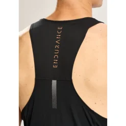 Czarny męski top biegowy TW ENDURANCE SINGLET TOP 170 M TREC BLACK