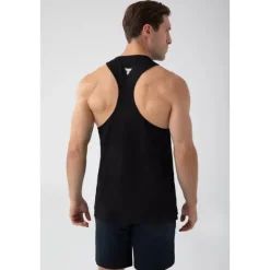 Czarny tank top męski TW BASIC TANK TOP 180 M BLACK