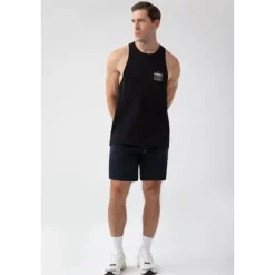 Czarny tank top męski TW BASIC TANK TOP 180 M BLACK