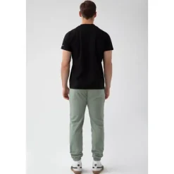Czarny T-shirt męski TW BASIC TSHIRT 181 M BLACK