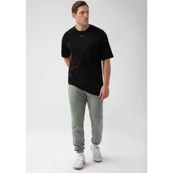 Czarny T-shirt męski TW BASIC TSHIRT OVERSIZE 181 M BLACK