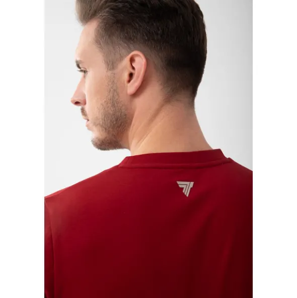 Czerwony męski T-shirt slim fit TW BASIC TSHIRT 195 M RED
