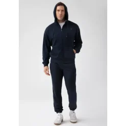 Granatowa bluza rozpinana męska TW BASIC HOODIE ZIP 181 M NAVY