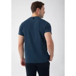 Granatowy T-shirt męski TW BASIC TSHIRT 182 M NAVY