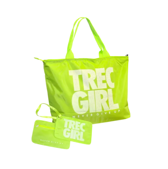 Neonowa zielona torba sportowa TREC GIRL
