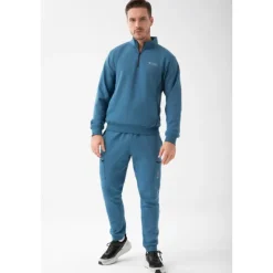 Niebieska bluza męska crownneck TW BASIC SWEATSHIRT 192 M BLUE