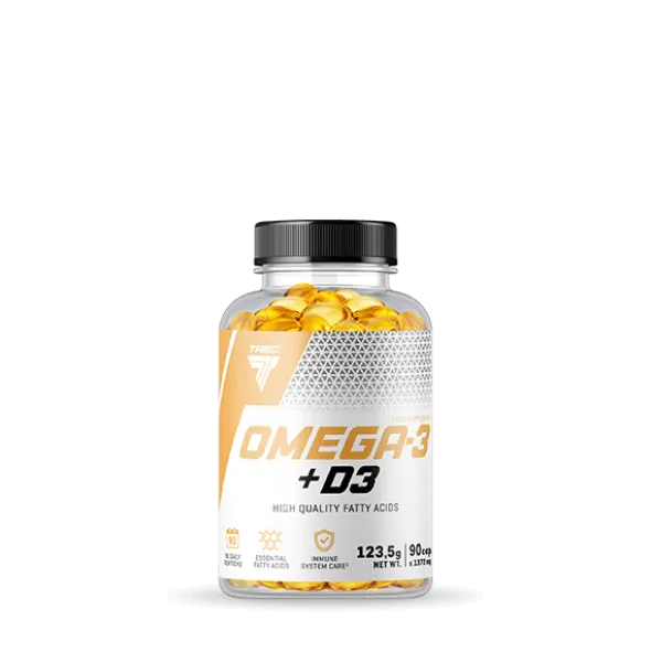 OMEGA 3 + D3 – kwasy omega 3 z witaminą D3