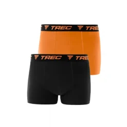 2PAK bokserek męskich czarno-pomarańczowe TREC WEAR 190
