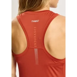 Pomarańczowy damski top biegowy TW ENDURANCE SINGLET TOP 171 W TREC ORANGE