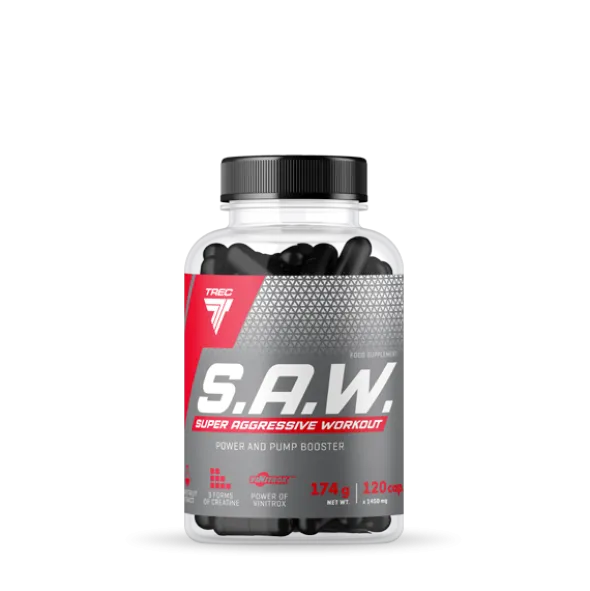 S.A.W. CAPSULES – booster przedtreningowy w kapsułkach
