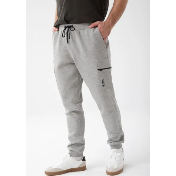 Szare spodnie dresowe męskie TW BASIC PANTS 192 M GREY