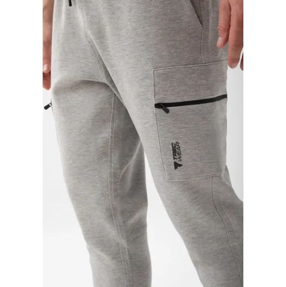 Szare spodnie dresowe męskie TW BASIC PANTS 192 M GREY