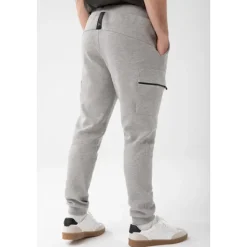 Szare spodnie dresowe męskie TW BASIC PANTS 192 M GREY