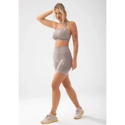 Szare szorty kolarki damskie TRECGIRL SPORT SHORTS 160 GREY