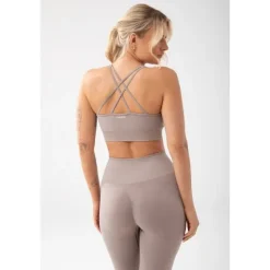 Szary stanik sportowy TRECGIRL SPORT BRA 160 GREY