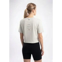 Szary T-shirt damski TW BASIC TRECGIRL T-SHIRT 198 GREY
