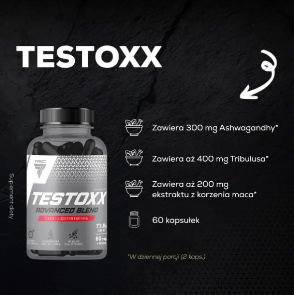 TESTOXX – ziołowy booster testosteronu