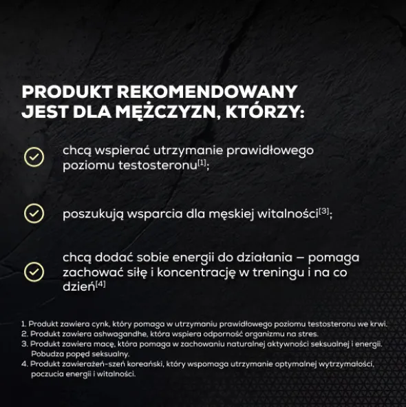TESTOXX – ziołowy booster testosteronu