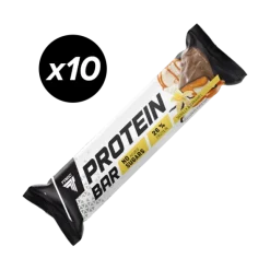 Zestaw 10 batonów białkowych waniliowo-karmelowych PROTEIN BAR VANILLA & CARAMEL