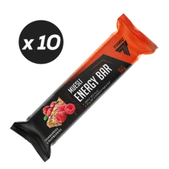 Zestaw 10 batonów energetycznych MUESLI ENERGY BAR CRANBERRIES & RASPBERRIES