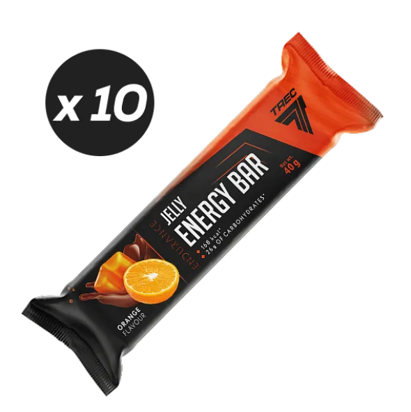 Zestaw 10 batonów energetycznych z galaretką - JELLY ENERGY BAR