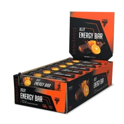 Zestaw 32 batonów energetycznych z galaretką - JELLY ENERGY BAR ORANGE FLAVOUR