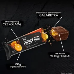 Zestaw 32 batonów energetycznych z galaretką - JELLY ENERGY BAR ORANGE FLAVOUR