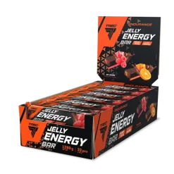 Zestaw 32 batonów energetycznych z galaretką - JELLY ENERGY BAR RASPBERRY FLAVOUR