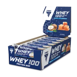 Zestaw 28 batonów proteinowych WHEY 100 PROTEIN BAR COCONUT FLAVOUR