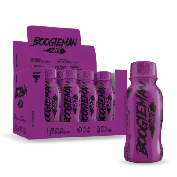 ZESTAW shotów BOOGIEMAN FOREST FRUIT o smaku owoców leśnych 12 szt. x 100 ml