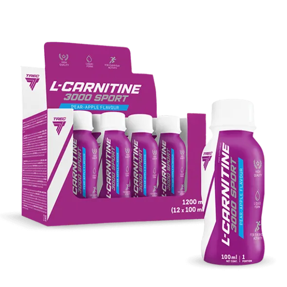 ZESTAW shotów L-CARNITINE 3000 SPORT 12 szt. x 100 ml