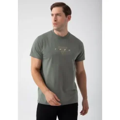 Zielony T-shirt męski TW BASIC TSHIRT 180 M GREEN